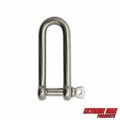 Extreme Max Extreme Max 3006.8207 BoatTector Stainless Steel Long D Shackle - 3/8" 3006.8207